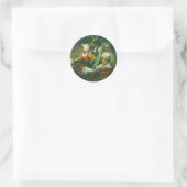 Drei Hexen-Design Runder Aufkleber (Tasche)