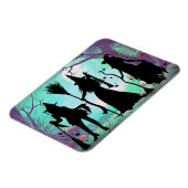Drei Hexen Halloween Flexible 3"x4" Magnet (Linke Seite)