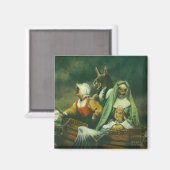 Drei Hexen Magnet (Vorderseite/Rückseite)