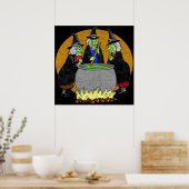Drei Hexen Poster (Küche)
