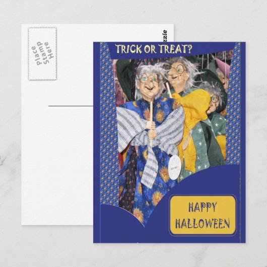 Drei Hexen Postkarte (Vorne/Hinten)