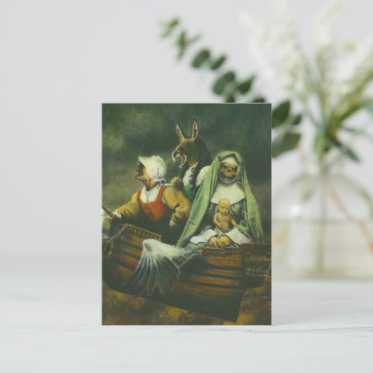 Drei Hexen Postkarte (Stehend Vorderseite)