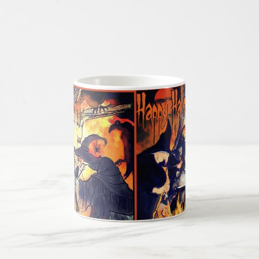 Drei Hexen Tasse Art zu Halloween (Mittel)