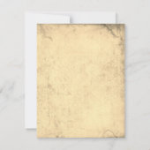 Drei Hexen und Doppelrahmen Halloween Einladung (Rückseite)