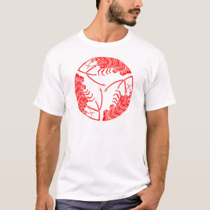 Drei hintereinander angeordnete langschwänzige Lan T-Shirt