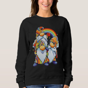 Drei Hippie-Gnome, Friedens-Gnom, Lustige Retro-Kr Sweatshirt
