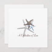 Drei Hochzeiten Einladung (Vorne/Hinten)