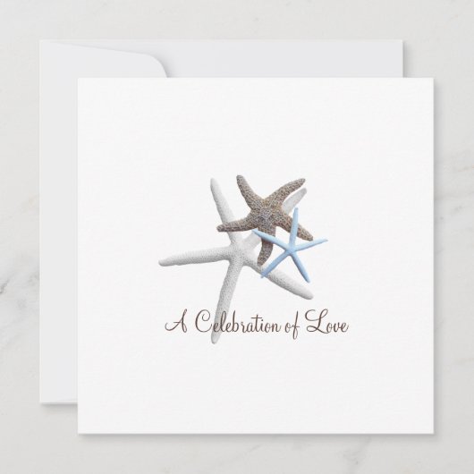 Drei Hochzeiten Einladung (Vorderseite)