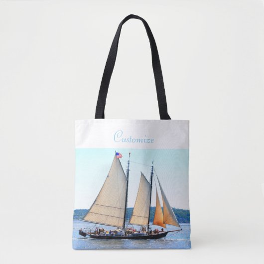 drei Holzschüler, die segeln Tasche (Vorderseite)
