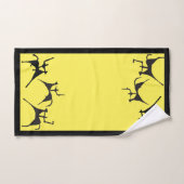 Drei Horsamenhöhlen Zeichnend Badhandtuch Set (Handtuch)