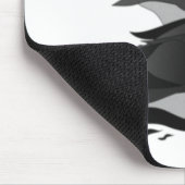 Drei hübsch gesellige Puffins Cartoon Mousepad (Ecke)