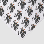 Drei hübsch gesellige Puffins Cartoon Seidenpapier (Ausschnitt)