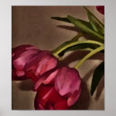 Drei hübsche Tulpen Poster (Vorne)