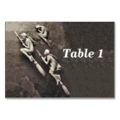 Drei Hübschen dreidimensionale Aussehen Hexen Brüh Tischnummer (Rückseite)