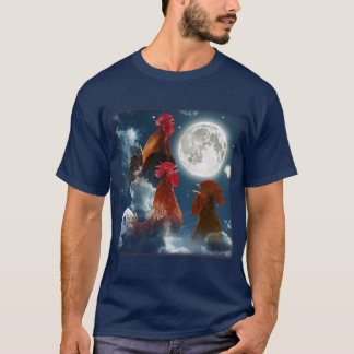 Drei Huhn-Mond T-Shirt
