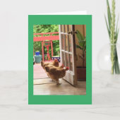 Drei Hühner notecard (Vorderseite)