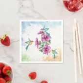 Drei Hummingbirds Cocktail Napkins Serviette (Beispiel)