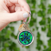 Drei Hunde Celtic Knot Key Chain Schlüsselanhänger (Hand)