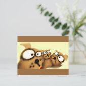 Drei Hunde Postkarte (Stehend Vorderseite)