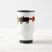 drei Hunde Reisebecher (Mittel)