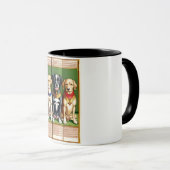 Drei Hunde Tasse (VorderseiteRechts)