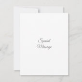 Drei Hydrangeas Wasserfarben-Blumenreath Dankeskarte (Rückseite)