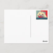 Drei Igel Moon Postkarte (Rückseite)