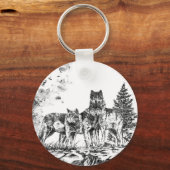 Drei Illustrationsketten Schlüsselanhänger (Vorderseite)