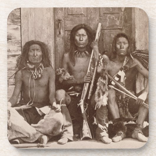 Drei Inder Braves, fotografiert durch königliche Untersetzer (Vorderseite)