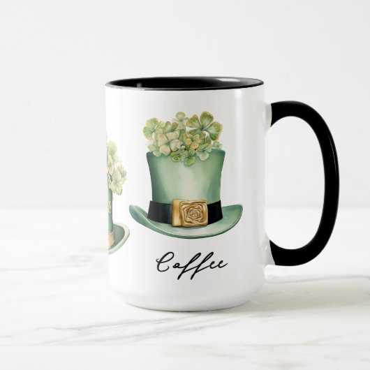 Drei Irish St Patrick's Day Leprechaun Hats Tasse (Rechts)