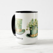 Drei Irish St Patrick's Day Leprechaun Hats Tasse (Vorderseite Links)
