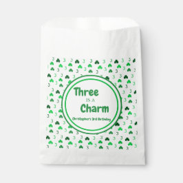 Drei ist ein Charm St Patrick's Day 3. Geburtstag Geschenktütchen