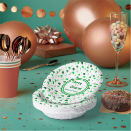 Drei ist ein Charm St Patrick's Day 3. Geburtstag Pappteller