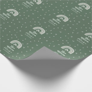 Drei ist ein Charme-Shamrock-Birthday für jedes Al Geschenkpapier