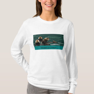 Drei ist ein lustiges T-Shirt Menge Seeotters