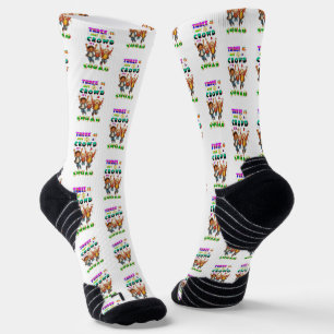 Drei ist nicht eine Menschenmenge, sondern ein Tea Socken