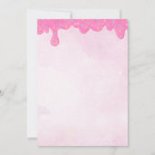 drei ist so eine süße Einladung (Rückseite)