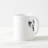 Drei italienische Windhunde Kaffeetasse (VorderseiteRechts)