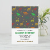 Drei Jahre alt Einladung (Stehend Vorderseite)