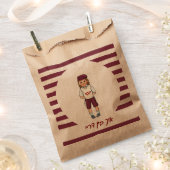 Drei Jahre alter Junge gestreift Upsherin Favor Ba Geschenktütchen (Ausgeschnitten)