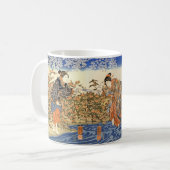 Drei japanische Frauen Kaffeetasse (Vorderseite Links)