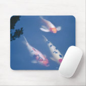 Drei japanische Koi-Fische im Teich Mousepad (Mit Mouse)