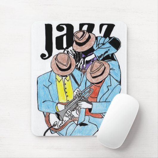 Drei Jazz Mousepad (Mit Mouse)