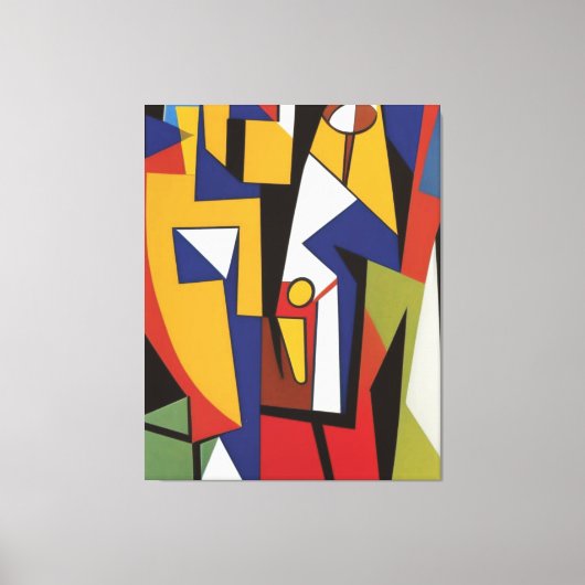 Drei Jazz Musicians Canvas Print Leinwanddruck (Vorderseite)