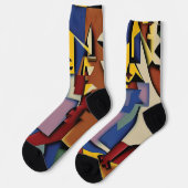 Drei Jazz Musicians Socks Socken (Linkes Detail)