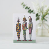 Drei Jesters PostCard Postkarte (Stehend Vorderseite)