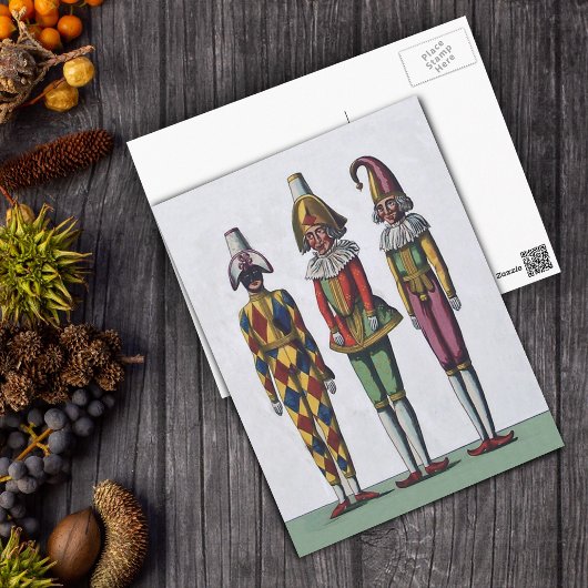 Drei Jesters PostCard Postkarte
