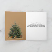 Drei Jolly Santa Ducks Weihnachtskarte im Schnee Dankeskarte (Innenseite)