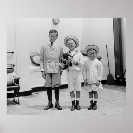 Drei junge Jungen, 1920er Poster (Vorne)