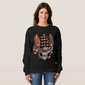 Drei Kaffeegnochen, Gnome-Kaffeeliebhaber, Funny C Sweatshirt (Vorne ganz)